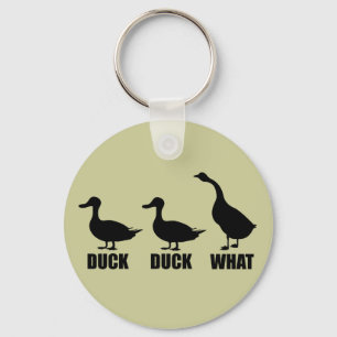 Duck Duck What Goose Key Ring