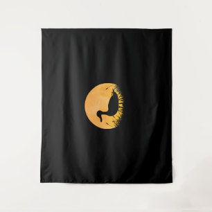 Duck Easy Halloween Outfit Mallard Dipper Moon Tapestry