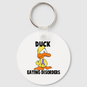 Duck Eating Disorders Key Ring