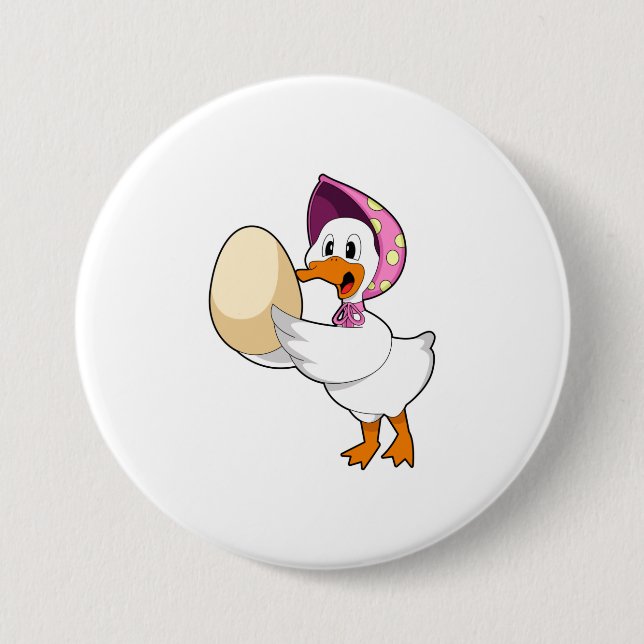 Duck Egg 7.5 Cm Round Badge (Front)