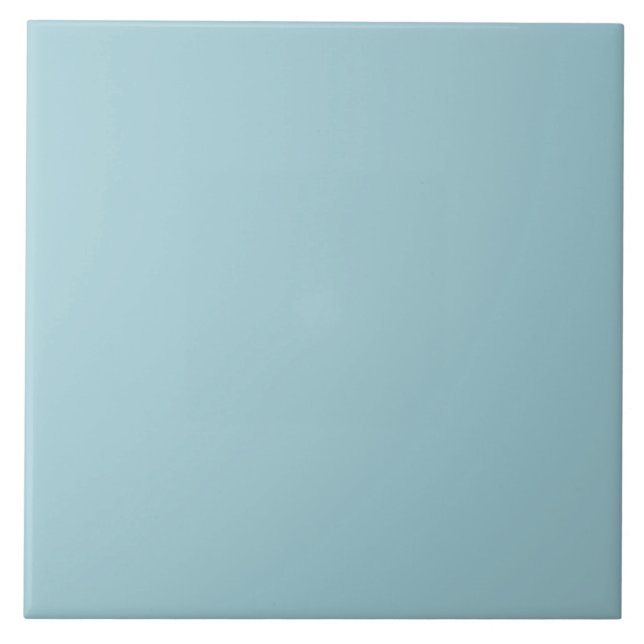 Duck Egg Blue Ceramic Tile. Ceramic Tile (Front)