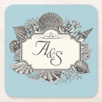 Duck egg blue shell Wedding