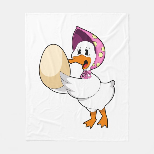 Duck Egg Fleece Blanket (Front)