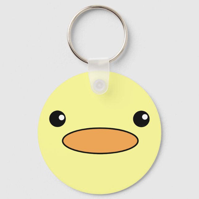 Duck Face Keychain (Front)
