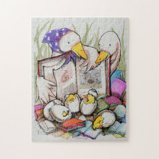 Duck family loves to read Puzzle