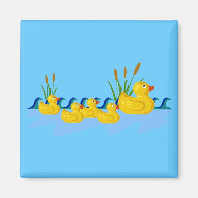 Duck Family Magnet (Front)