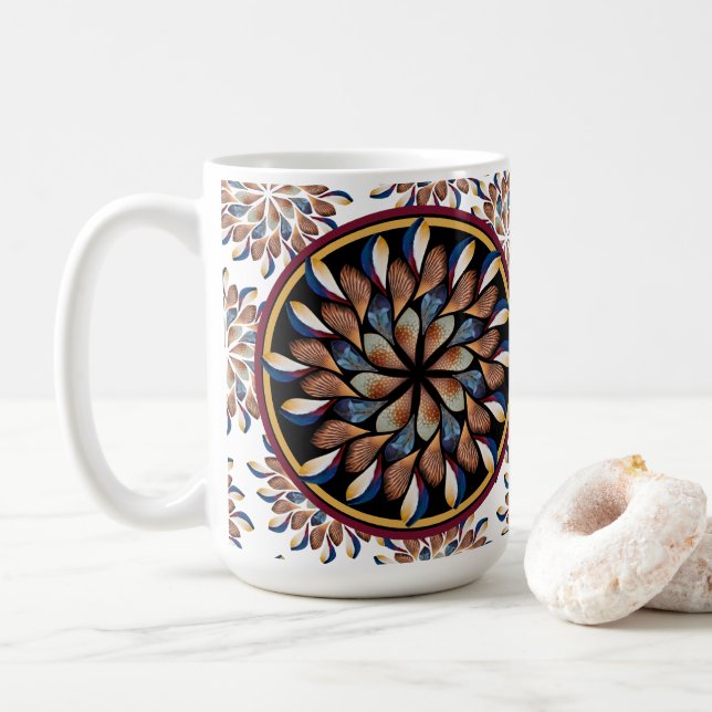 Duck feathers mug (With Donut)