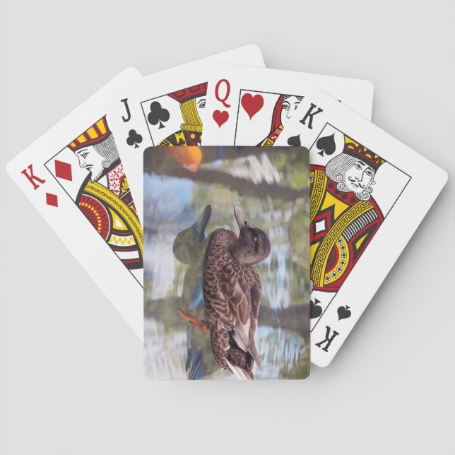 Duck & Fish Pond Playing Cards (Back)