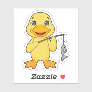 Duck Fishing Fisher Finshing rod