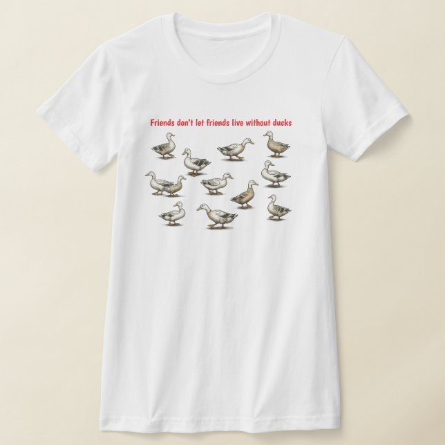 Duck Friends T-Shirt (Laydown)