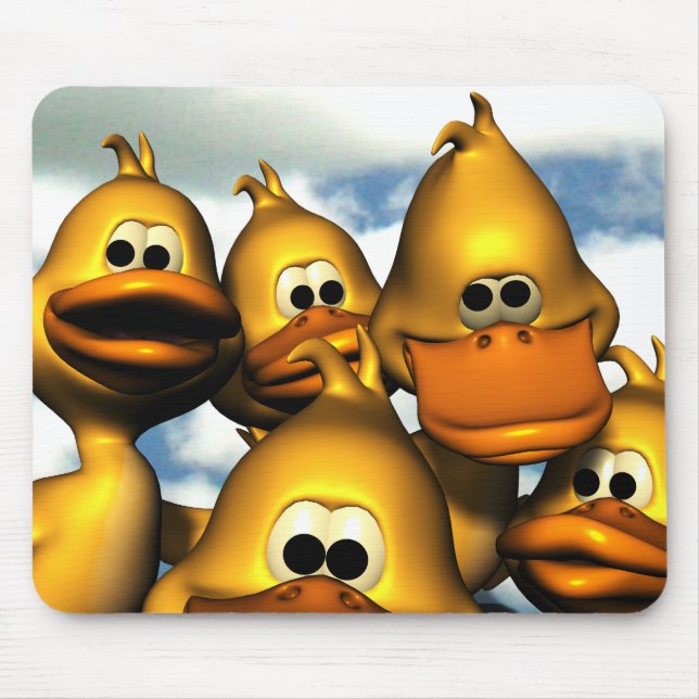 Duck Gathering Mousepad (Front)