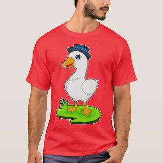 Duck Gentleman Hat T-Shirt