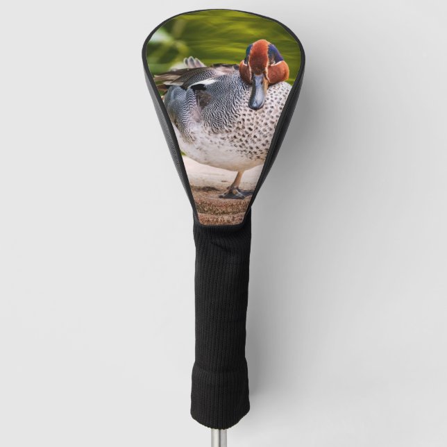 Duck Gets A Leg Up Golf Head Cover (Front)
