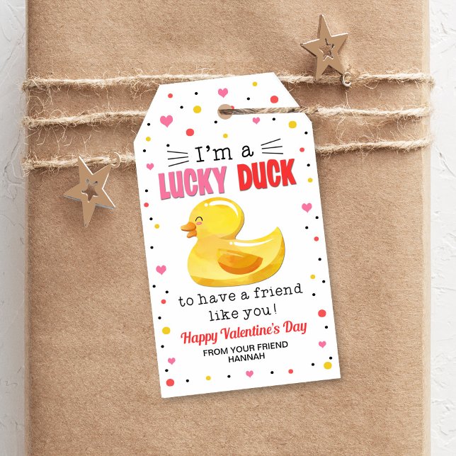 Duck Gift Tags, Classroom Valentine's Tag (Creator Uploaded)