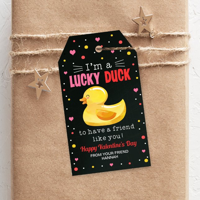 Duck Gift Tags, Classroom Valentine's Tag (Creator Uploaded)