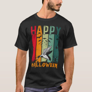 Duck Girls Boys Retro Style Halloween Dinner Par T-Shirt