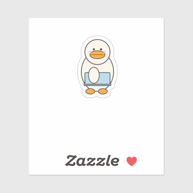 Duck going to work, funny work (Sheet)