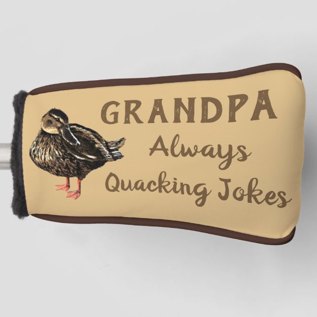 Duck Golf Putter Head Cover (Front)