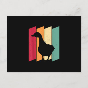 Duck Goose Farmer Gift Announcement Postcard
