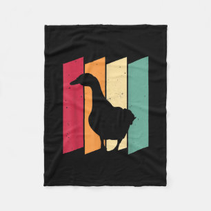 Duck Goose Farmer Gift Fleece Blanket