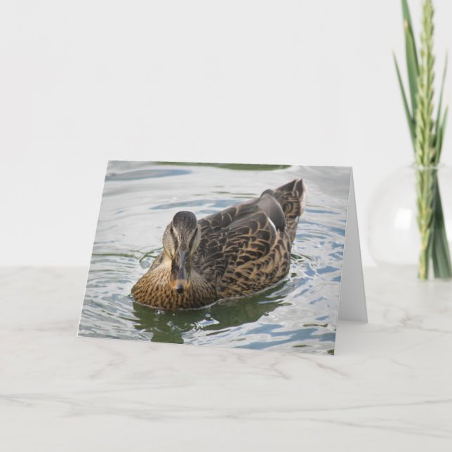 Duck Greeting Card (Front)