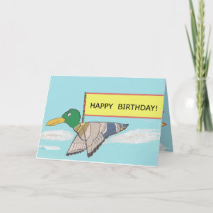 Duck - Happy Birthday Card