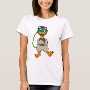 Duck Headphone Music T-Shirt