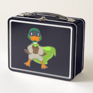 Duck Hero Cape Metal Lunch Box