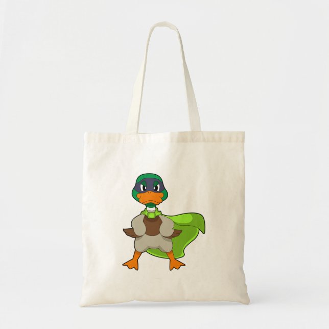 Duck Hero Cape Tote Bag (Front)