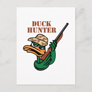 DUCK HUNTER POSTCARD