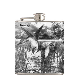 Duck Hunters Hip Flask