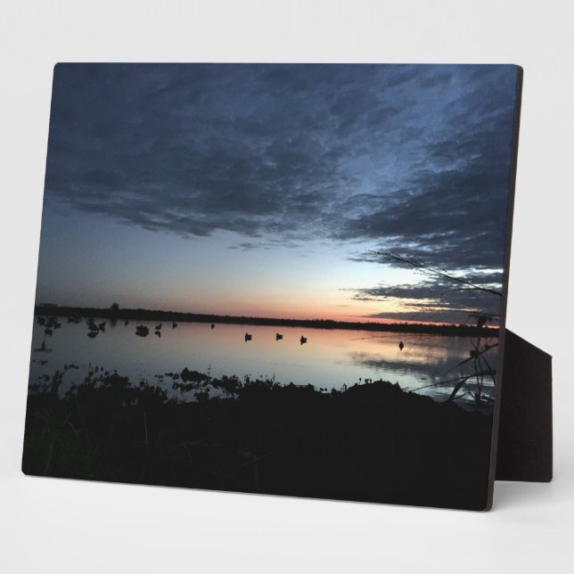 Duck Hunter's Paradise Canvas Print Plaque (Side)