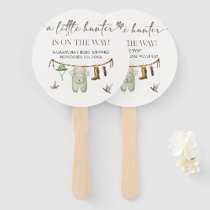 Duck Hunting Baby Shower Hand Fan