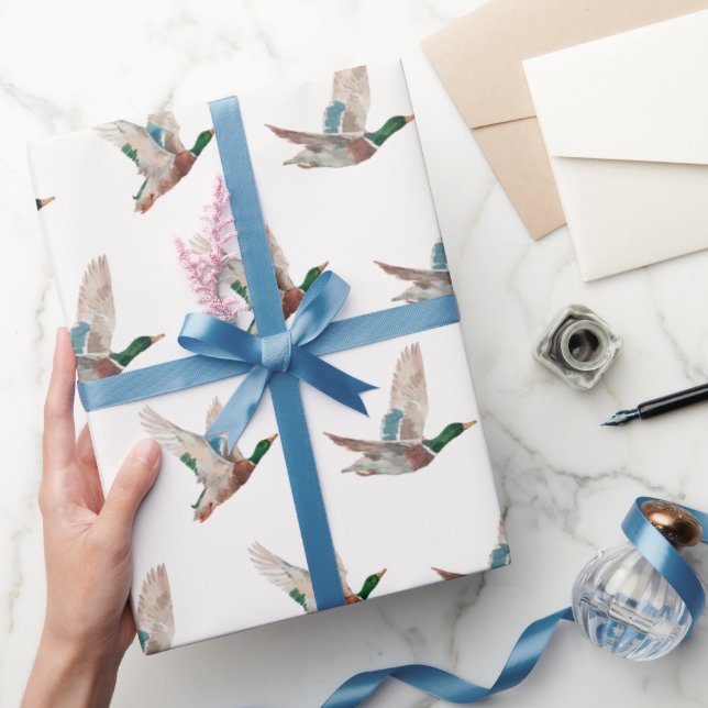 Duck Hunting Baby Shower Wrapping Paper (Gifting)