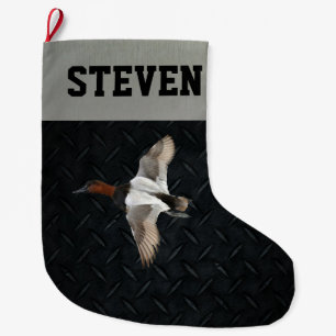Duck Hunting Canvasback Men's Christmas Stocking
