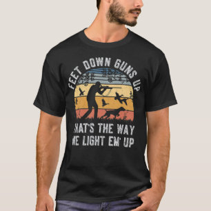 Duck Hunting Cool Vintage Farther day labrador pri T-Shirt