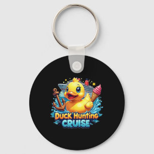 Duck Hunting Cruise Hunter Rubber Duckie Summer Bo Key Ring