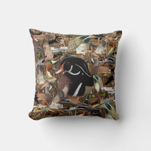 Duck Hunting Décor, Duck Hunting Throw Pillow