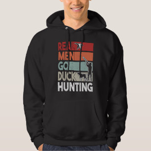 Duck Hunting Men with Duck Hunting Dog 1 Hoodie