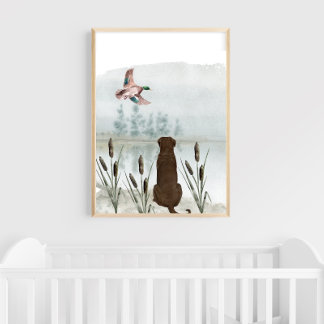 Duck Hunting Nursery Wall Art