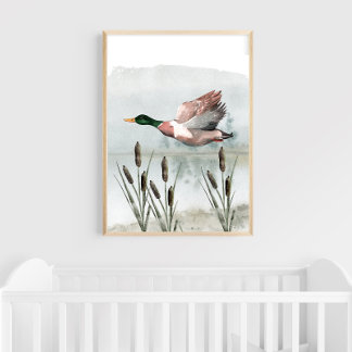Duck Hunting Nursery Wall Art