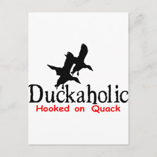 DUCK HUNTING POSTCARD