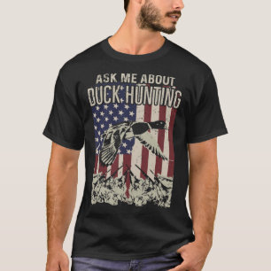 Duck Hunting Season Design for a Waterfowl bulldog T-Shirt