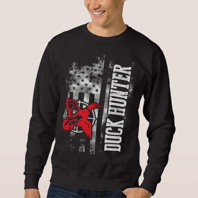 Duck Hunting Season  Hunter Sweatshirt (Front)
