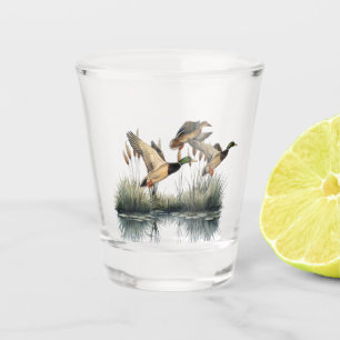 Duck Hunting Shot Glass