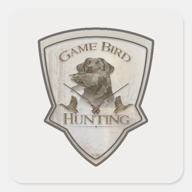 Duck Hunting  Square Sticker (Front)