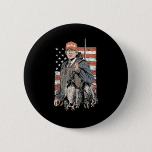 Duck Hunting Trump Camo Hello Hunting Season Us Fl 6 Cm Round Badge