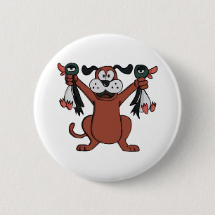 Duck Hunting Video Game Designed Clothing For Game 6 Cm Round Badge