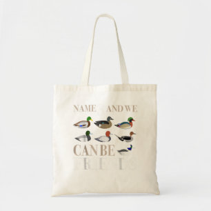 Duck Hunting Waterfowl Hunters Different Duck Spec Tote Bag