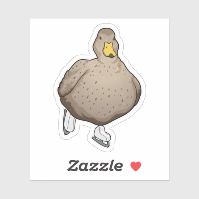 Duck Ice skating Ice skates (Sheet)